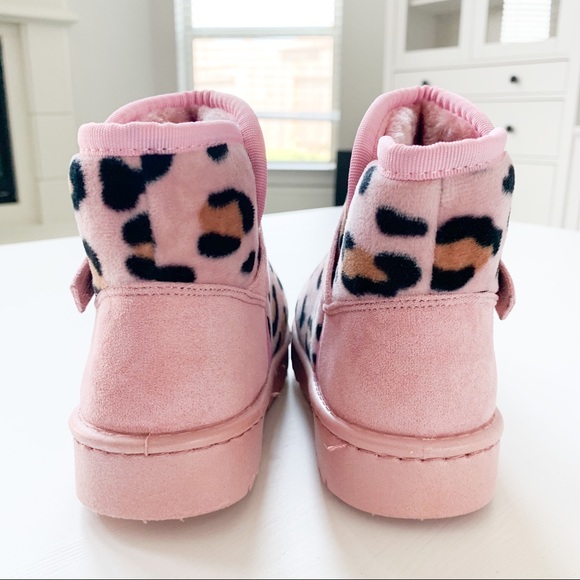 Little Star Pink Leopard Boots Warm-92F - Picture 5 of 9